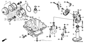 CBR600RR (ABS) Oil pan + oil pump