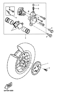EW50 Передний суппорт