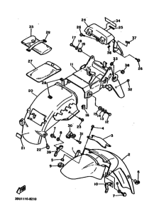 FZR1000 FZR1000U Крыло