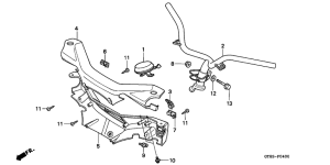 PK50S Handle pipe / handle cover