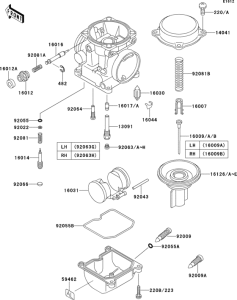 EN500 Carburetor parts(1 / 2)