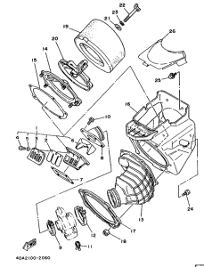 YZ250D Впускная система