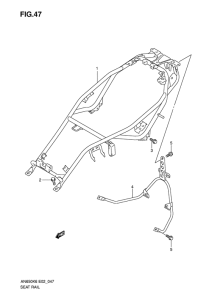 AN650 (ABS) Seat rail