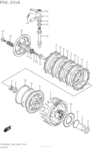 TU250 Сцепление