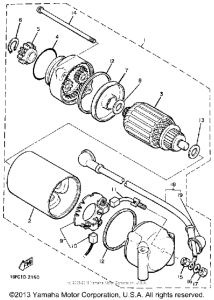 XJ650K Стартер
