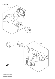 GSF650 (ABS) Поворотники