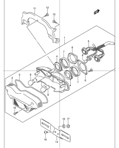 GSF1200S Задний фонарь