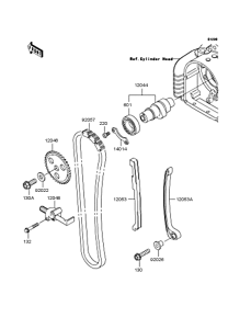 BJ250 Распредвал