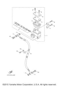 YW50F Главный тормозной цилиндр