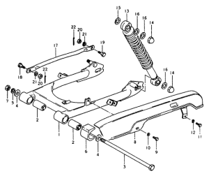 ZR50 Маятник задний