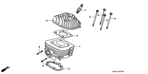 SK50M Cylinder / cylinder head
