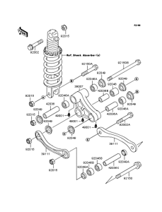 ZX1100 Задняя подвеска