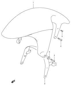 GSX-R400 Переднее крыло