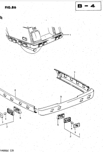 GV1400 Rear end marker lamp set