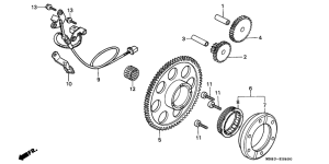 XRV650 Pulse generator /  starting clutch