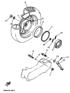 CW50 Переднее колесо