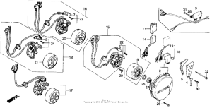 CR500R Крышка картера левая