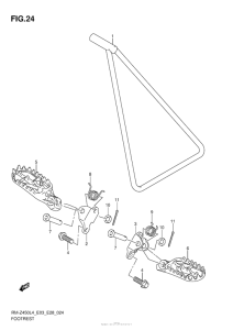 RM-Z450 Подножки
