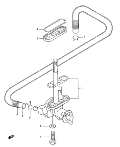 GSF400 Топливный кран