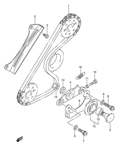 DR650 Balancer chain