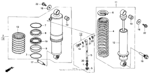 GL1500 Амортизатор