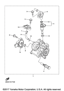 WR450F Впускная система 2