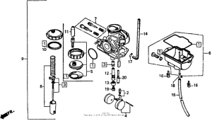 XR80R Карбюратор