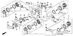 VTX1800S1 Задний фонарь