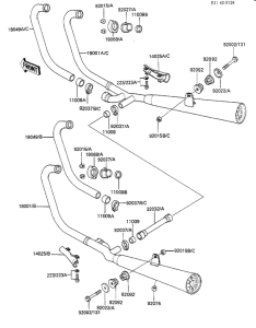 KZ1100 Глушитель