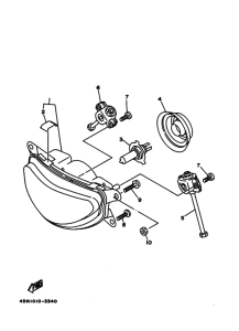 XC150LC Headlight assy