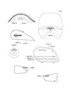 VN1500 Наклейки