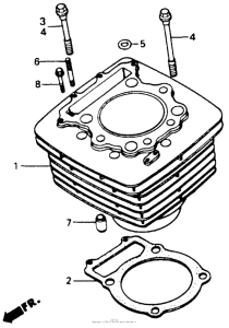 XR600R Цилиндры