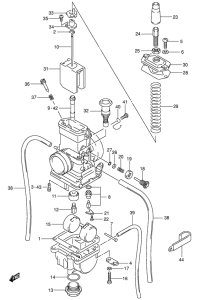 RM80 Carburetor assy