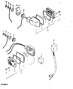 GS1000 Поворотники