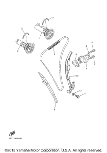  Цепь механизма газораспределения