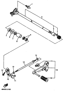 GTS1000A GTS1000AF Shaft shift