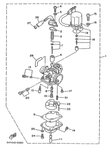 YE50 Карбюратор