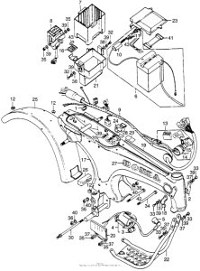 ST90 Frame + wire harness