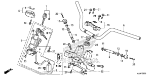 NC700X Handlebar + Top Bridge