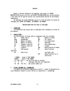 DR-Z400 Catalog preface