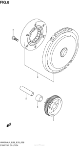AN400Z (ABS) Муфта стартера