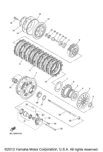 YZFR7L Сцепление