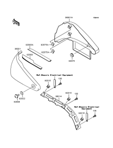 VN800 Боковые обтекатели