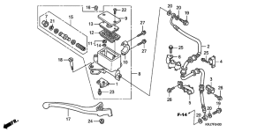 FES150 Fr. brake master cylinder