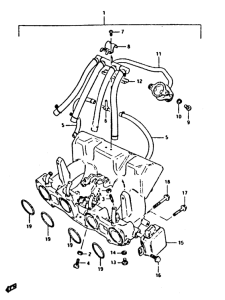 XN85 Intake kanifold