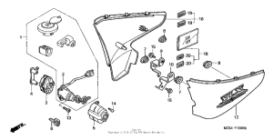 VT600CD2 Боковые обтекатели