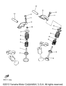 XV1100SKC Клапана