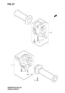 GZ250 Рулевой переключатель