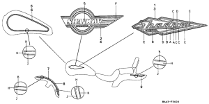 VT1100C Stripe / mark