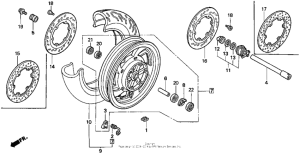 PC800 Переднее колесо
